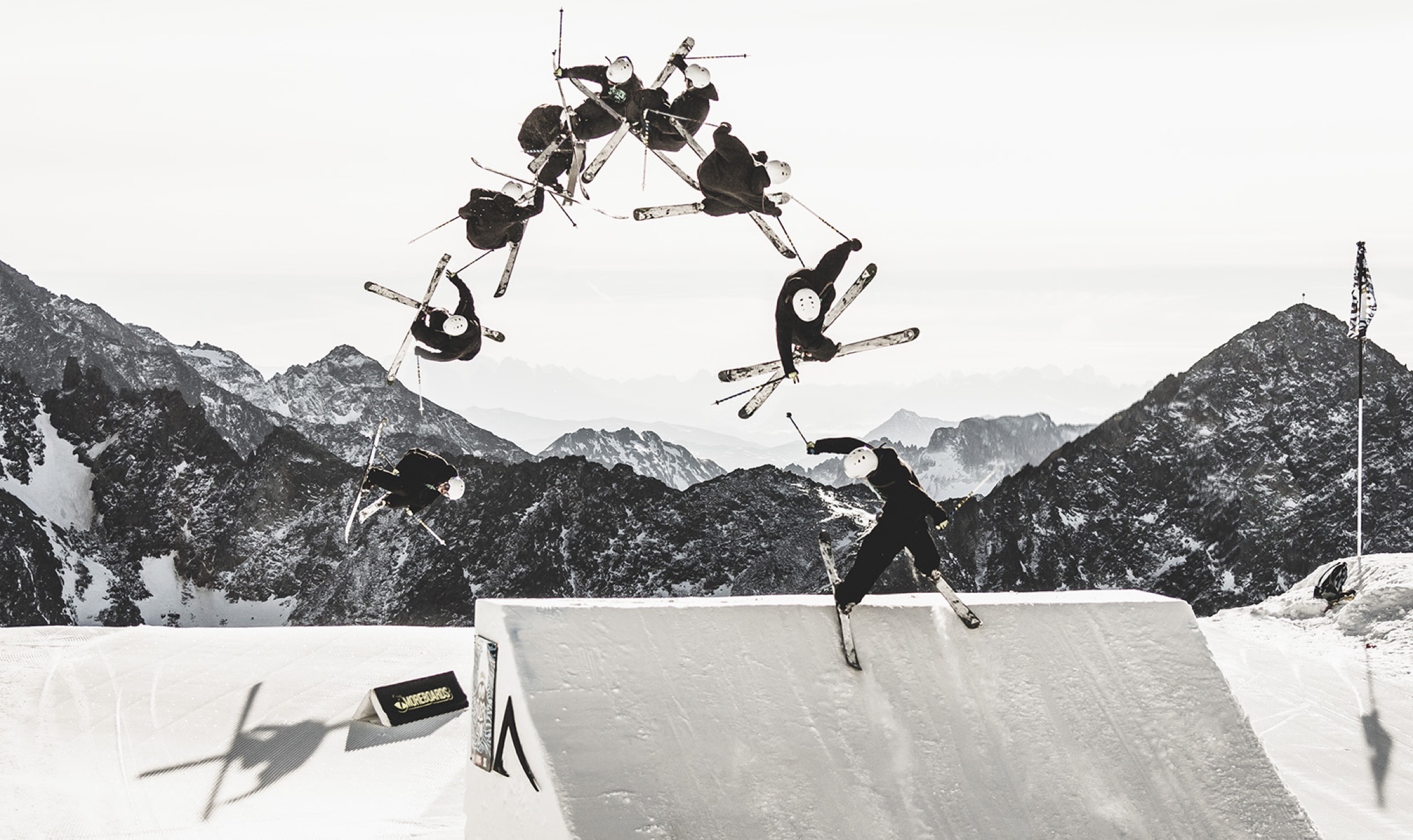 Bartek Sibiga double cork freestyle sequence from takeoff to landing