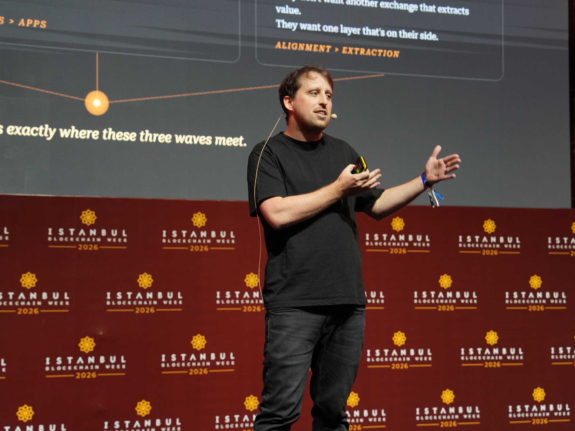 Bartek Sibiga keynote at Istanbul Blockchain Week for Dynamic Labs